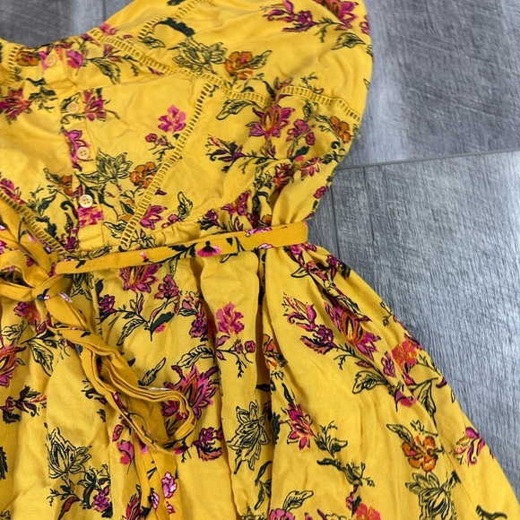 Torrid Mustard Floral Dress - Picture 6 of 13